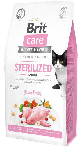 [100971] Brit Care Cat Gf Sterilized Sensitive 7 Kg