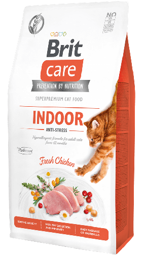 [100907] Brit Care Cat Grain-Free Indoor Anti-Stress 7 Kg
