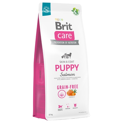 [101221] Brit Care Dog Grain-Free Puppy Salmon 12 Kg