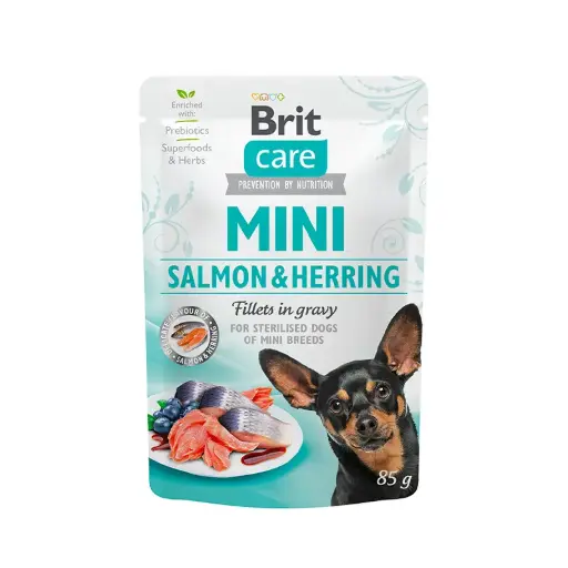 [101152] Brit Care Mini Fillet In Gravy 85 g Salmón