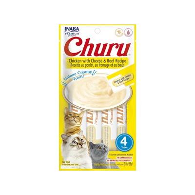 [USA670] Churu Cat Chicken/Beef/Cheese 14Gr/ 4Tubes